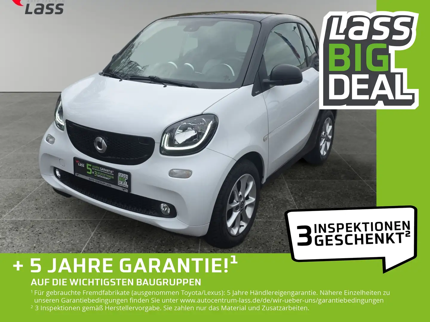 smart forTwo coupe 1.0 passion LED Pano SD SHZ Noir - 1