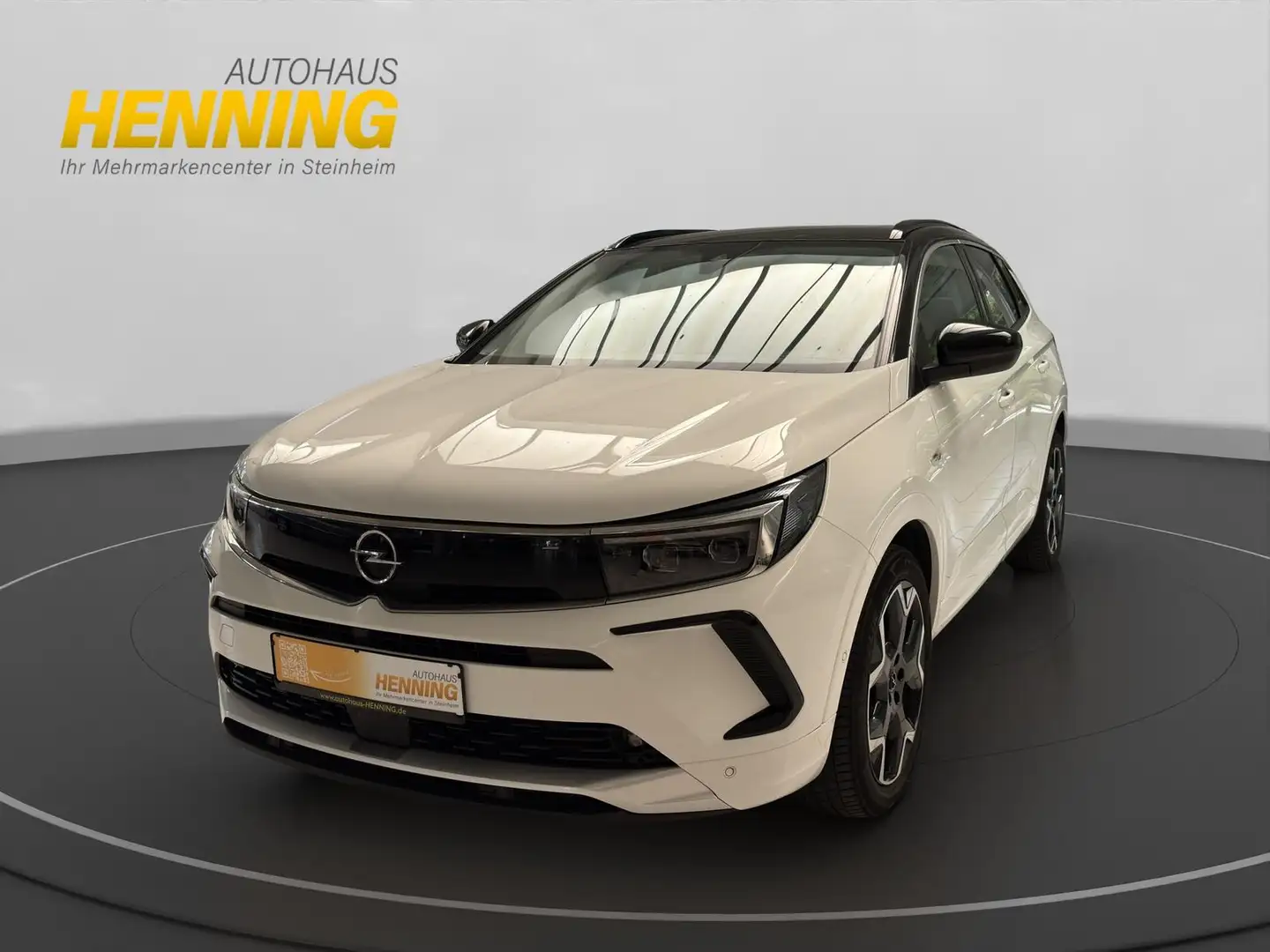 Opel Grandland Ultimate 1.2 + LHZ + SHZ + Navi + Blanc - 1