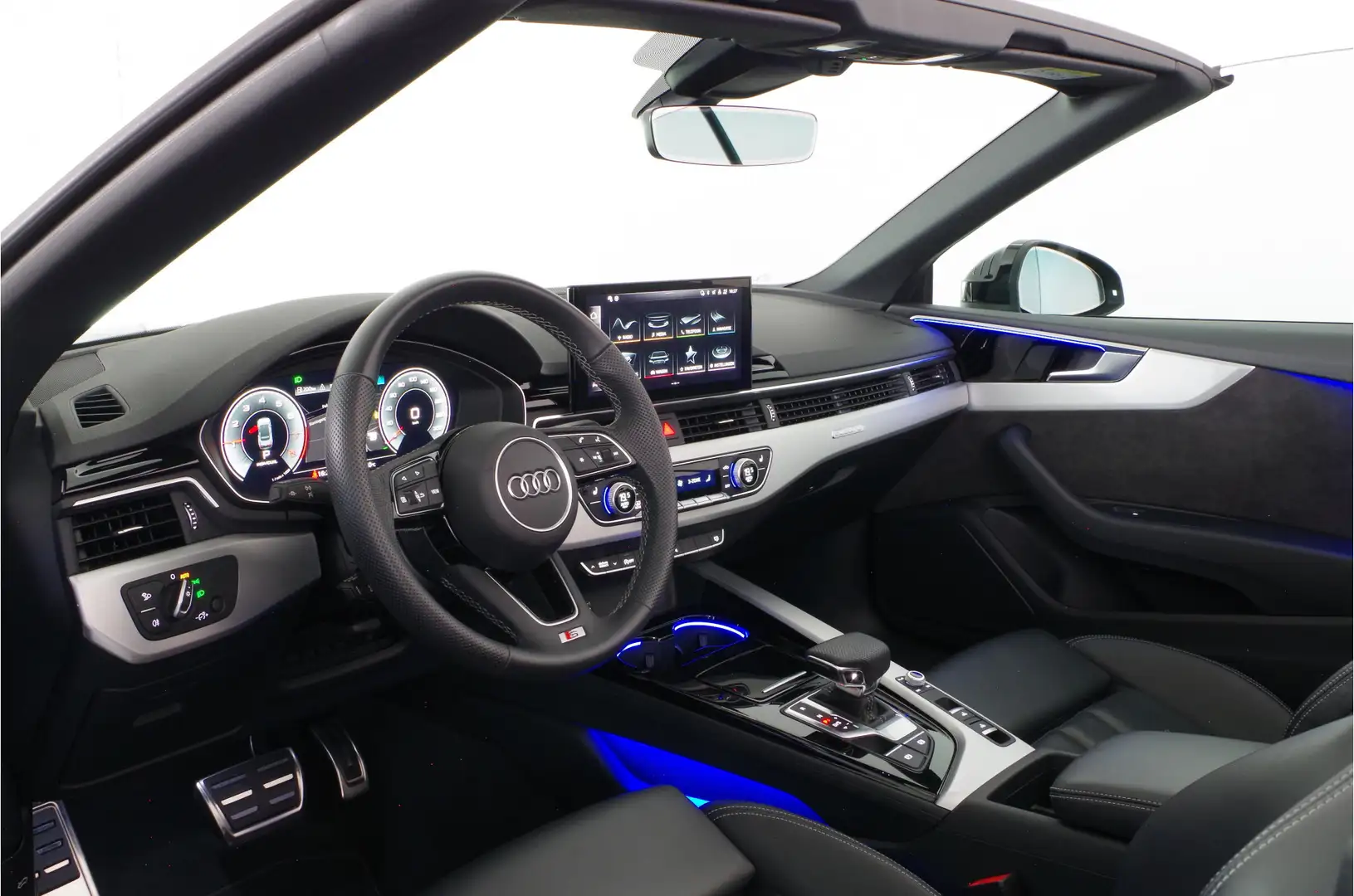 Audi A5 Cabriolet 45 TFSI quattro S edition 266pk Full S Schwarz - 2
