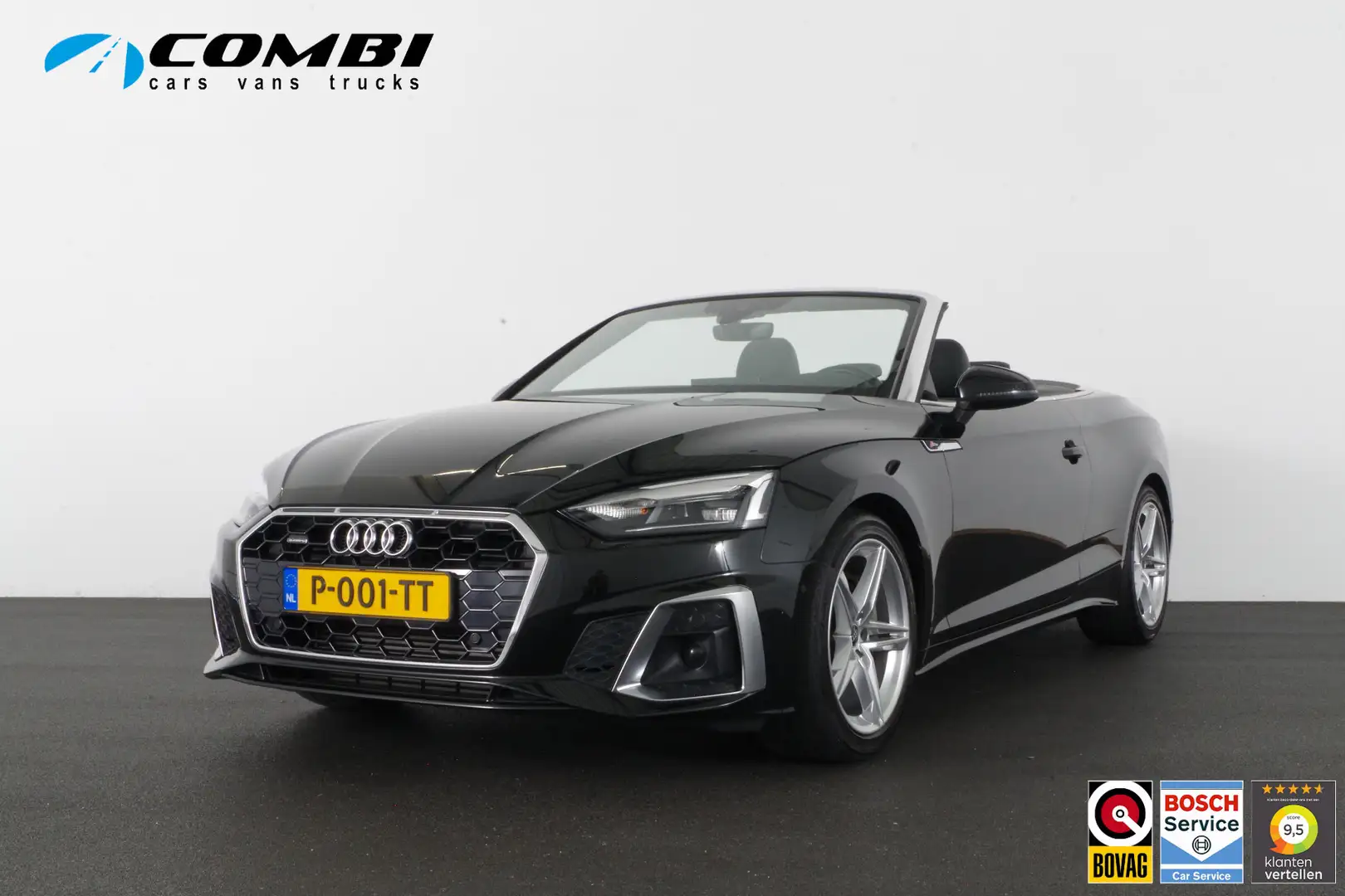 Audi A5 Cabriolet 45 TFSI quattro S edition 266pk Full S Schwarz - 1