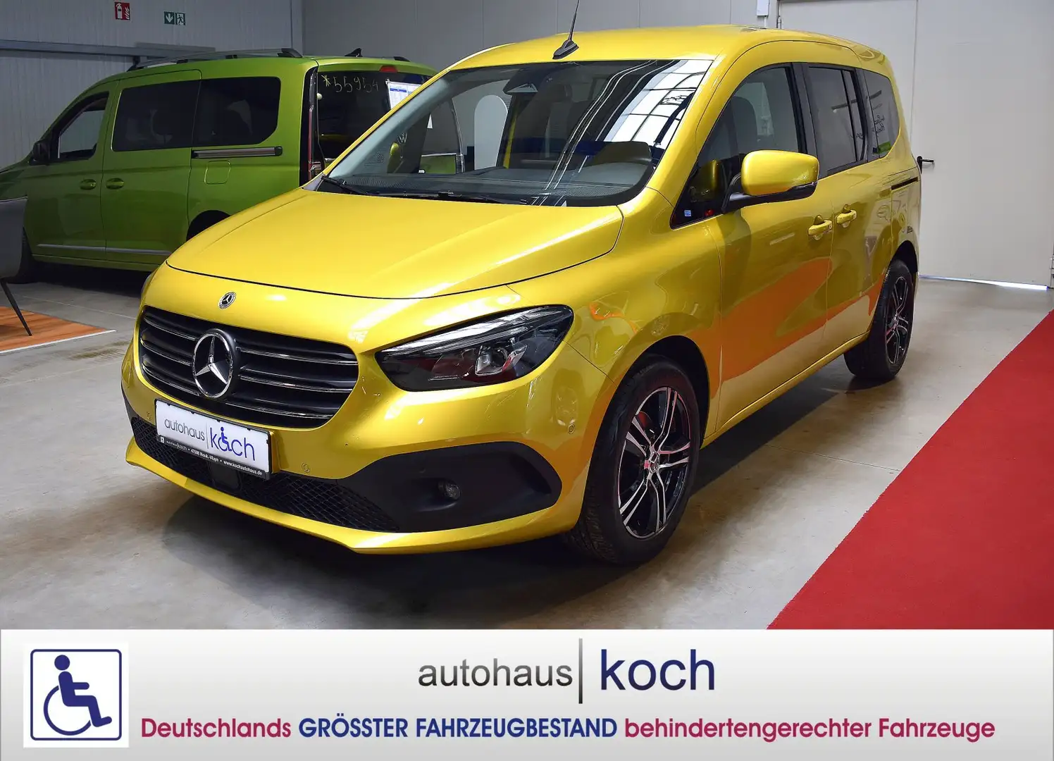 Mercedes-Benz T-Class 180 Style EU6d rollstuhlgerecht Gelb - 1