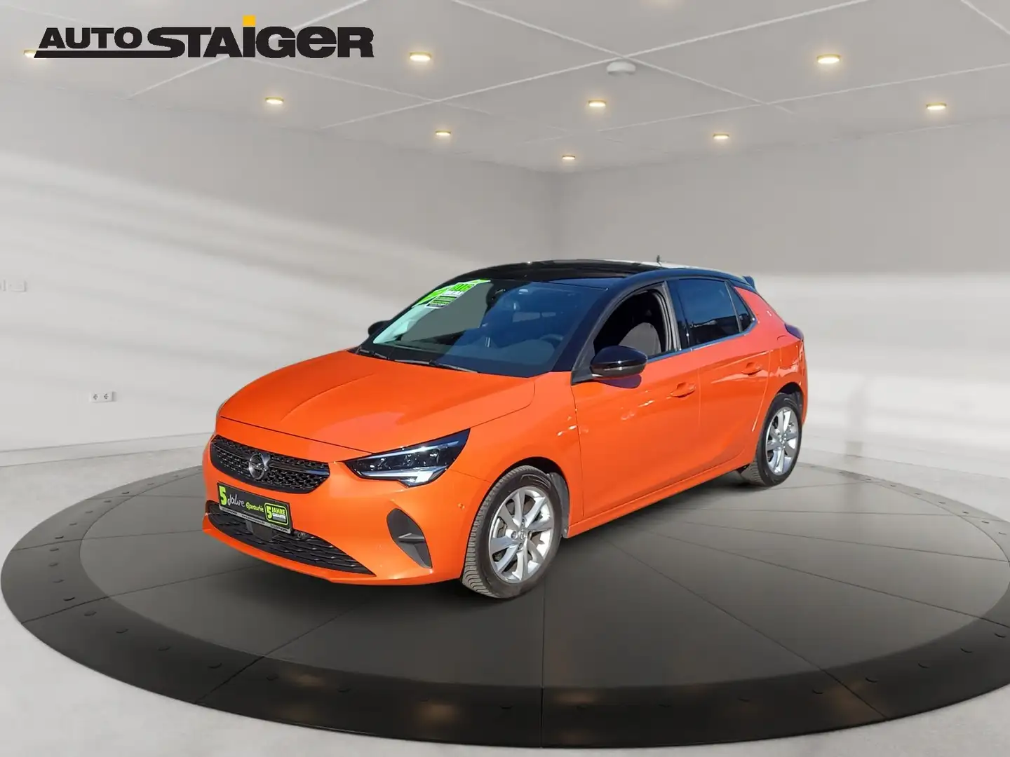Opel Corsa F 1.2 Turbo Automatik*Allwetter*Sitzheizung Orange - 2