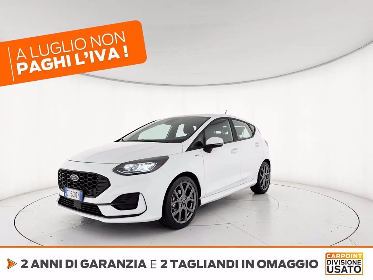 Ford Fiesta 5p 1.0 ecoboost h st-line 125cv Bianco - 1