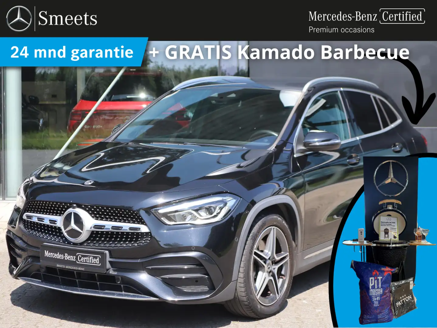 Mercedes-Benz GLA 200 Business Solution AMG Zwart - 1