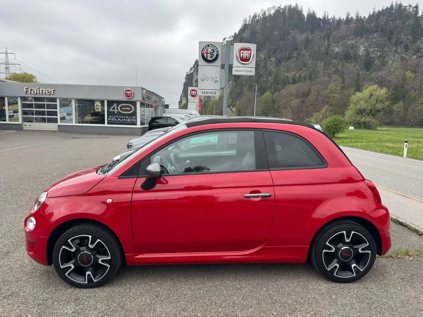 Fiat 500 Cabrio S 1,2 69PS Rot - 1