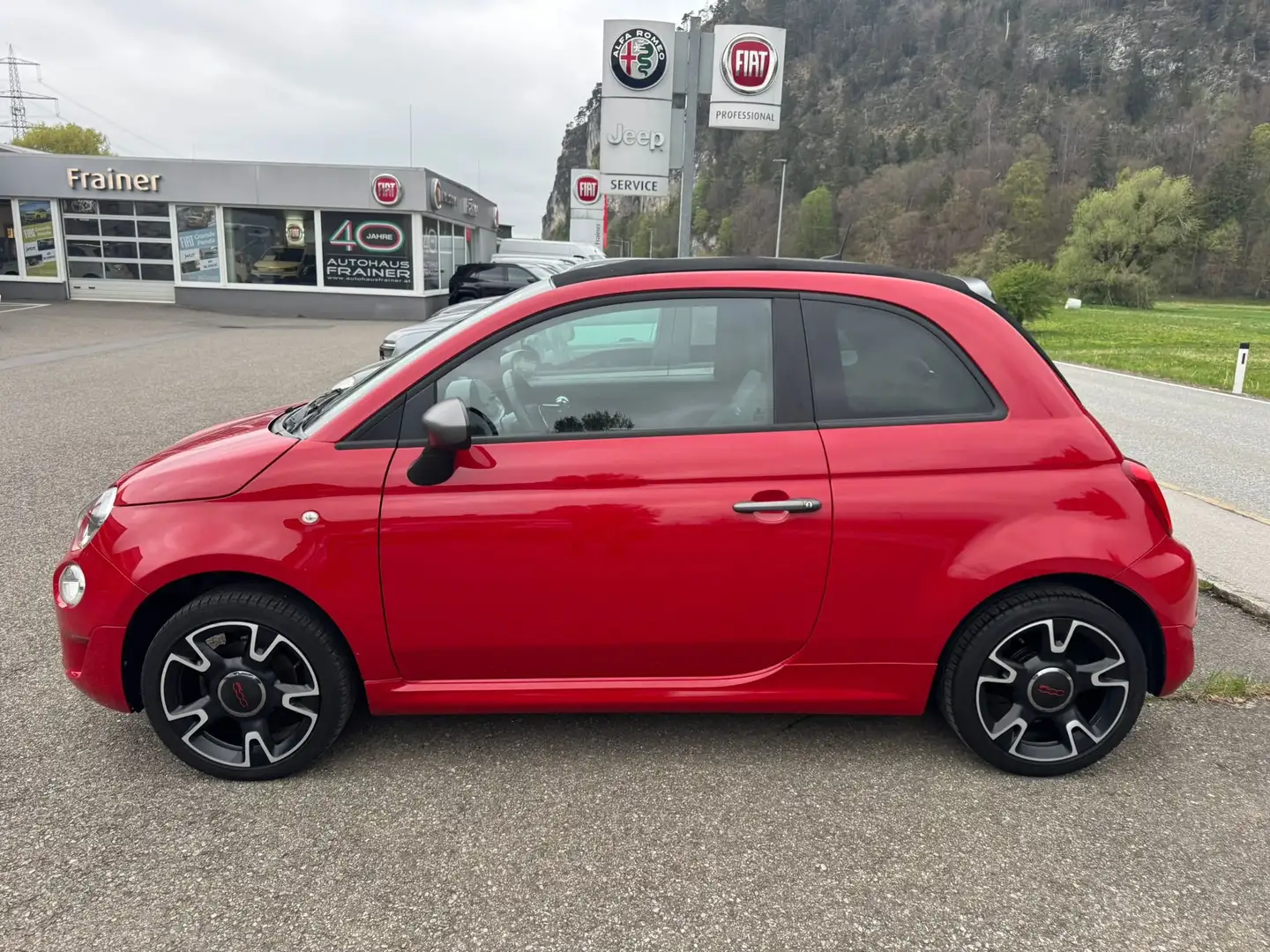 Fiat 500 Cabrio S 1,2 69PS Rot - 2