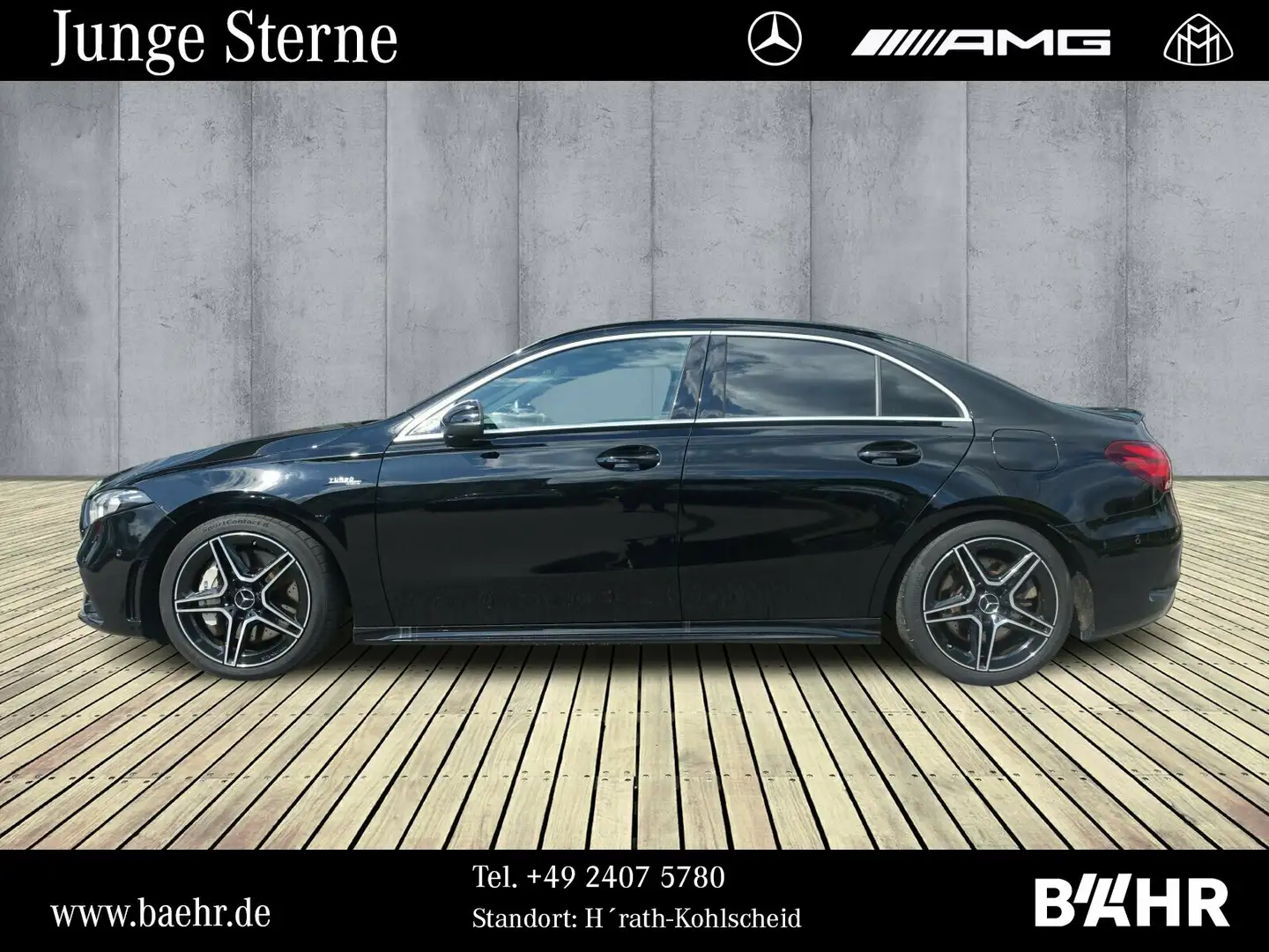 Mercedes-Benz A 35 AMG A 35 AMG 4M limo MBUX/Burmester/360°/Totwinkel Schwarz - 2