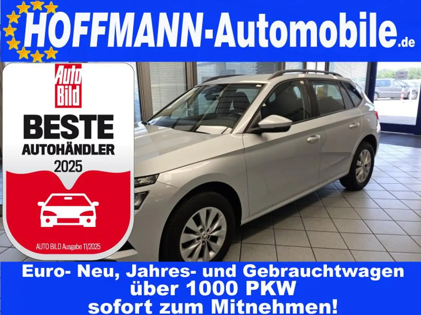 Skoda Kamiq Ambition LED,Sitzheizung,Kamera,Mirrorlink Silber - 1