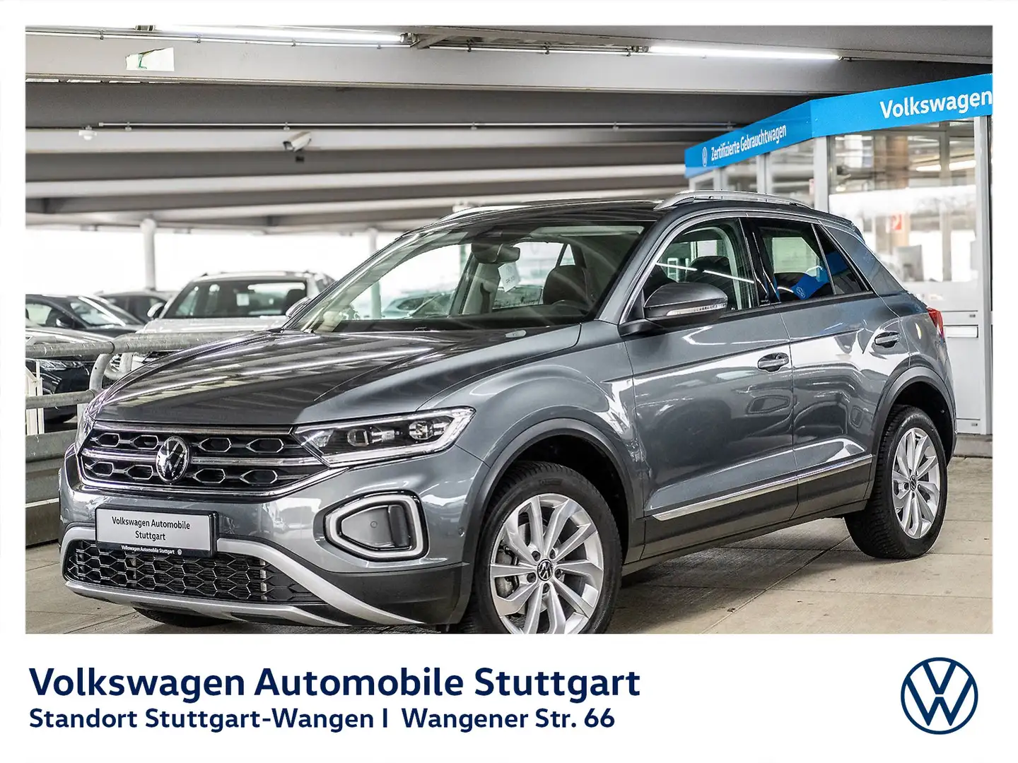 Volkswagen T-Roc Style 1.5 TSI DSG Navi LED ACC SHZ PDC Grau - 1