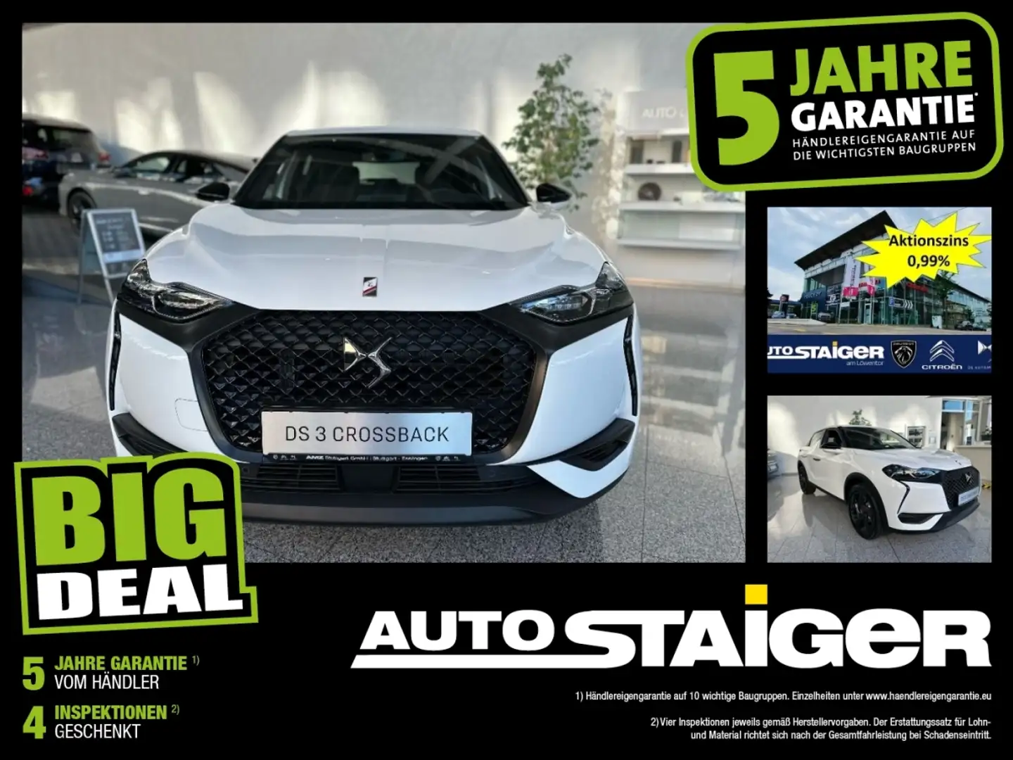 DS Automobiles DS 3 Crossback DS3 Crossback E-Tense Performance Line + *NAVI* Biały - 1