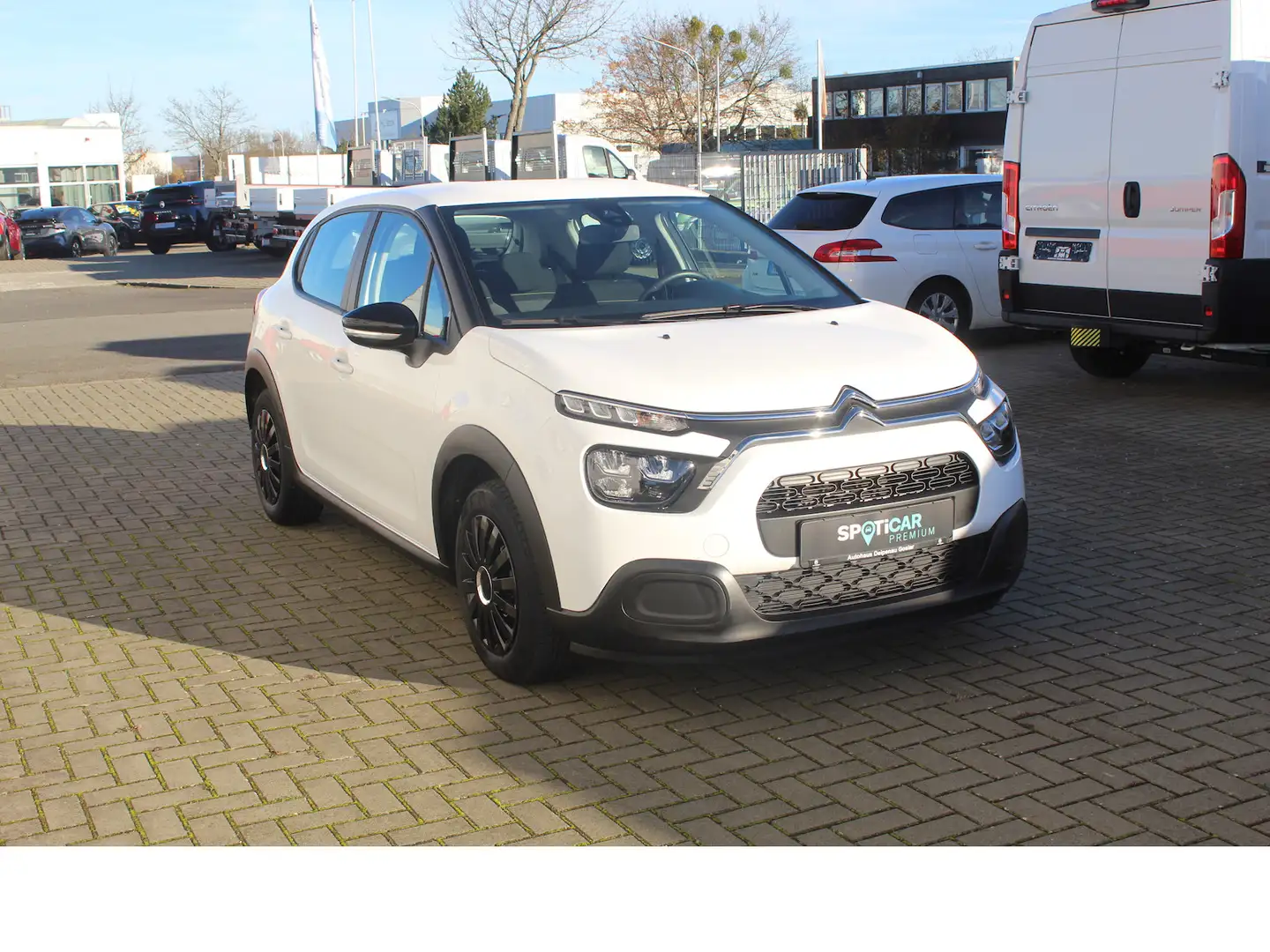Citroen C3 Feel PT83 S&S, Klima, 1. Hand Blanc - 2