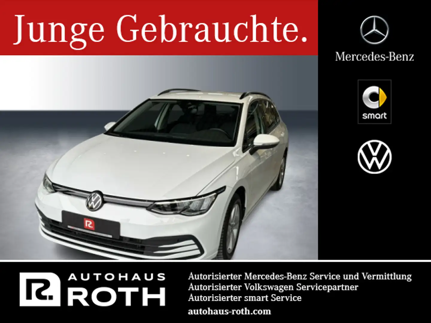 Volkswagen Golf Golf VIII 1.5 TSI Life Navi Klima LED AHK Sitzhzg. Blanc - 1