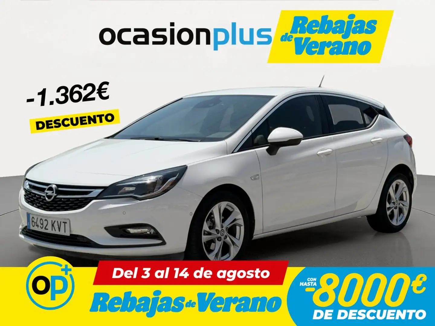 Opel Astra 1.6CDTi S/S Dynamic 110 Blanco - 1