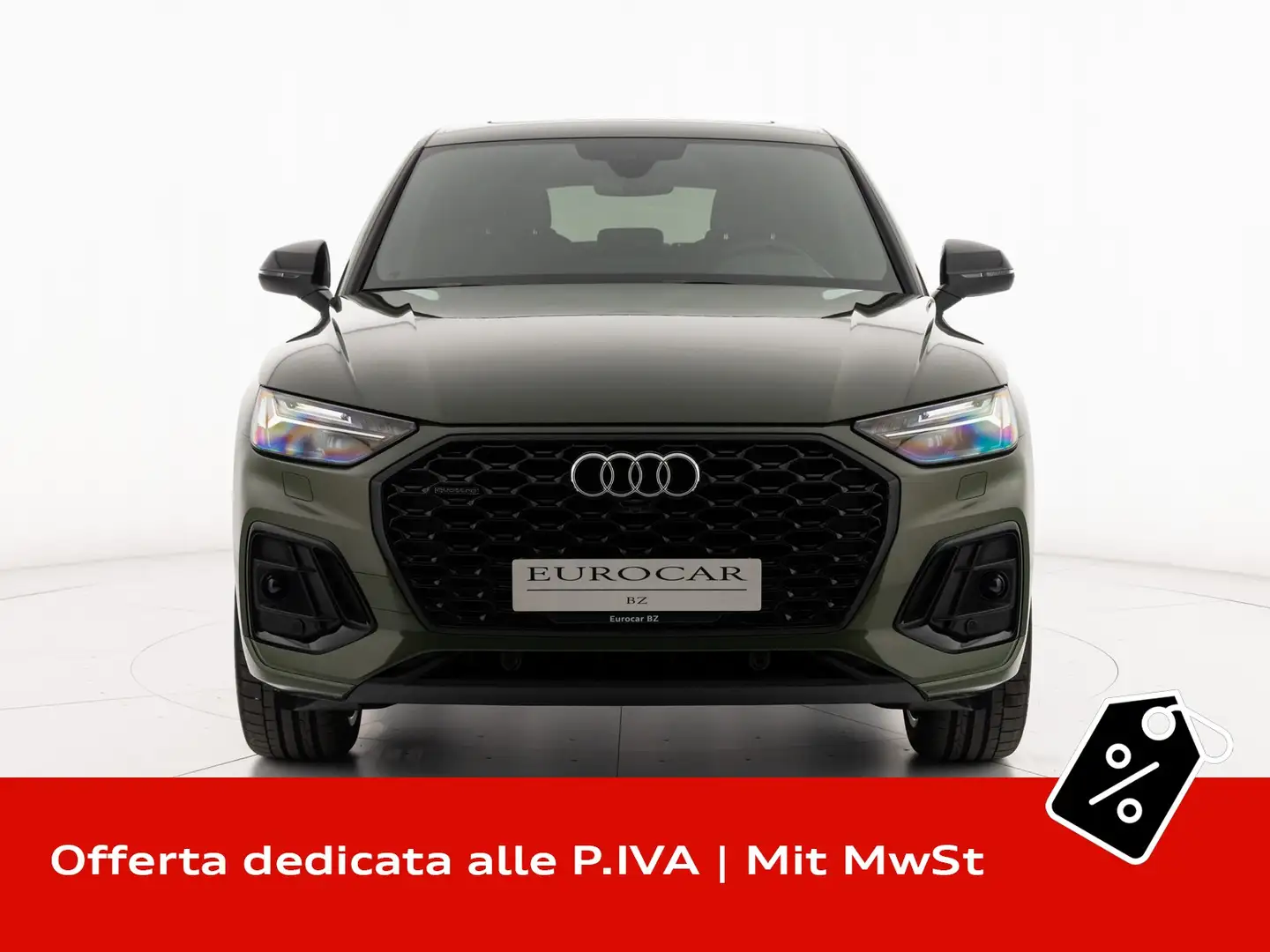 Audi Q5 sportback 40 2.0 tdi mhev 12v identity black quatt Verde - 2