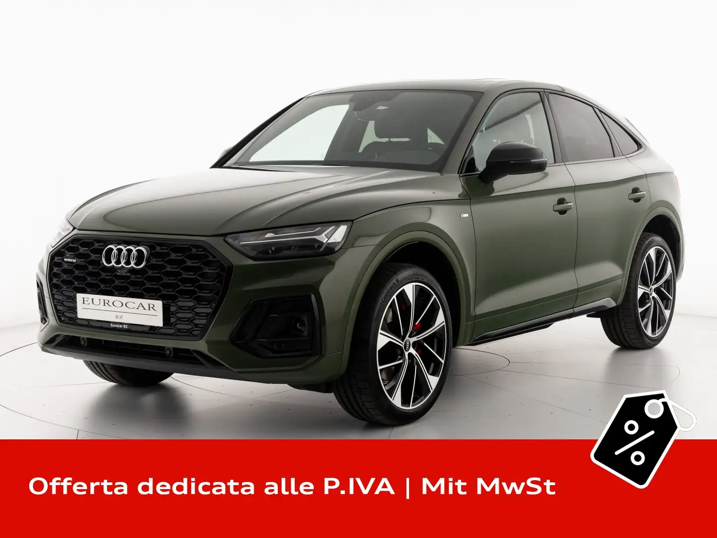 Audi Q5 sportback 40 2.0 tdi mhev 12v identity black quatt Verde - 1