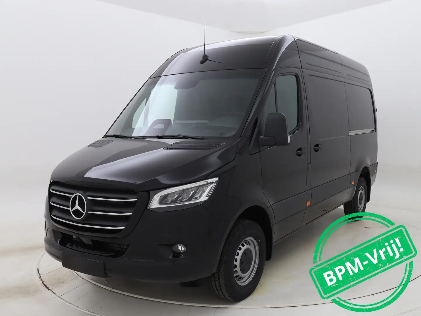 Mercedes-Benz Sprinter 319CDI 190PK Automaat L2H2 RWD SELECT | BPM Vrij | Zwart - 1