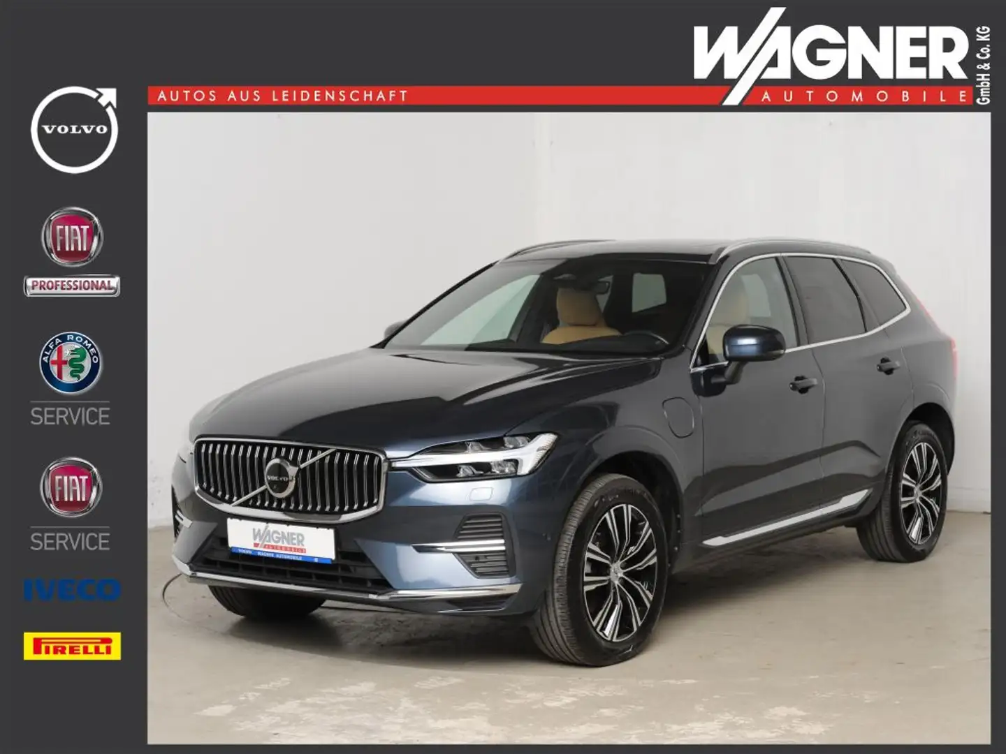 Volvo XC60 T8 AWD Recharge Plus Bright *AHK * Google * 360°* Bleu - 1