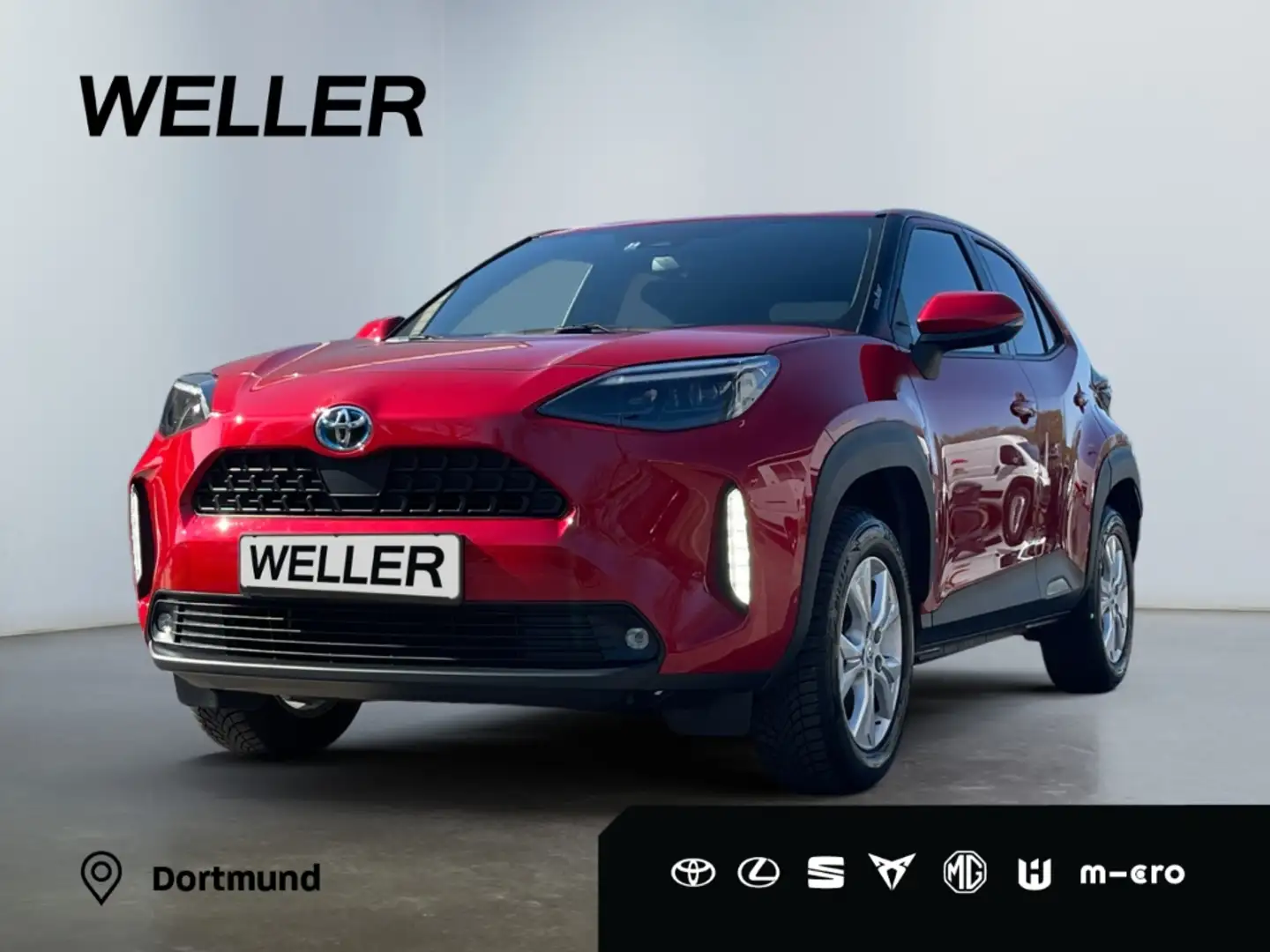 Toyota Yaris Cross Hybrid 1.5 Team D *AHK*CAM*Navi*SHZ* Czerwony - 1
