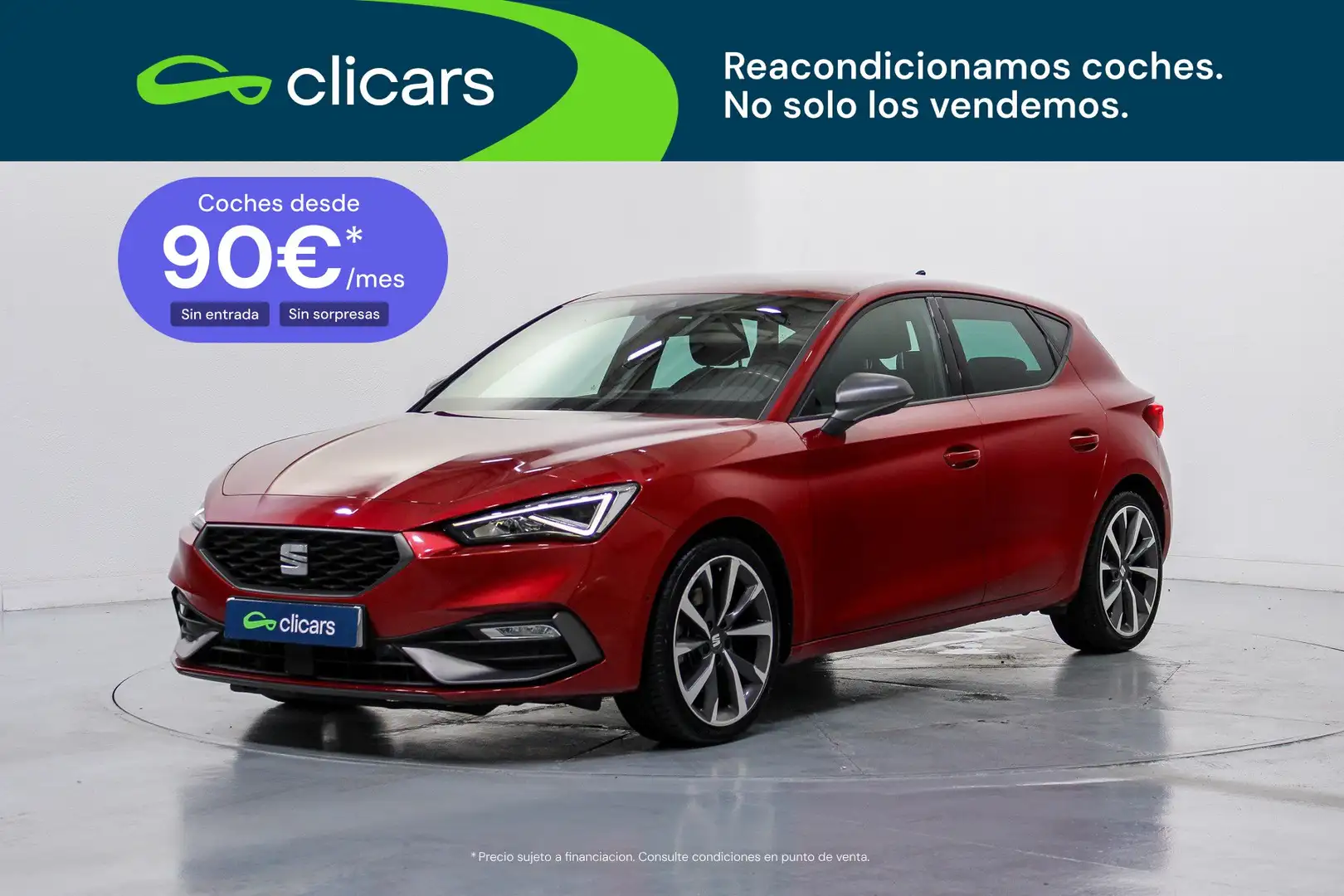 SEAT Leon 1.5 eTSI S&S FR DSG-7 150 Rojo - 1
