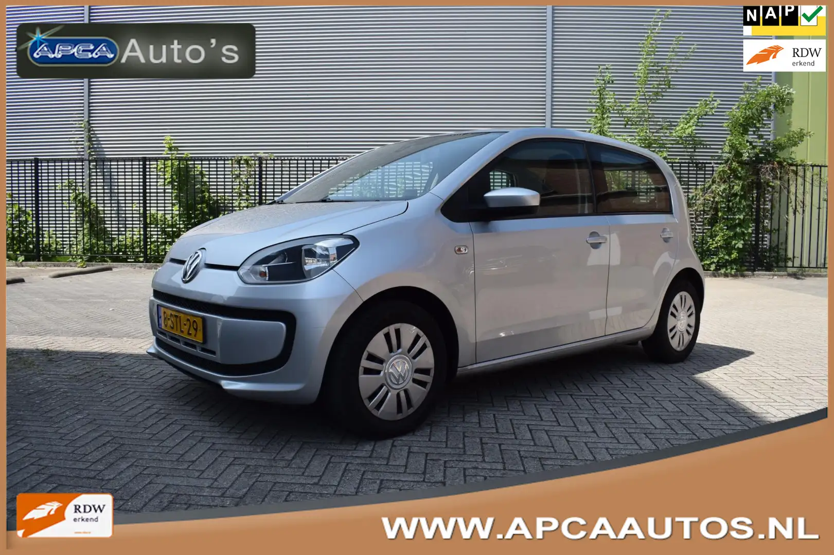 Volkswagen up! 1.0 move up! NLauto 5 Deurs 6 mnd GARANTIE DealerO Grijs - 1