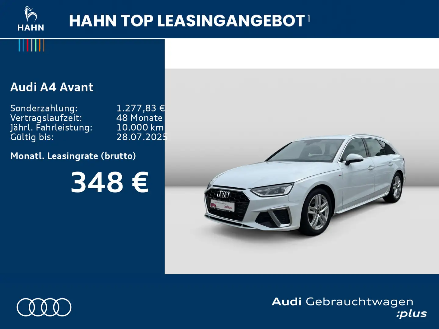 Audi A4 35TFSI S tronic S line Virtual CAM ACC Weiß - 2