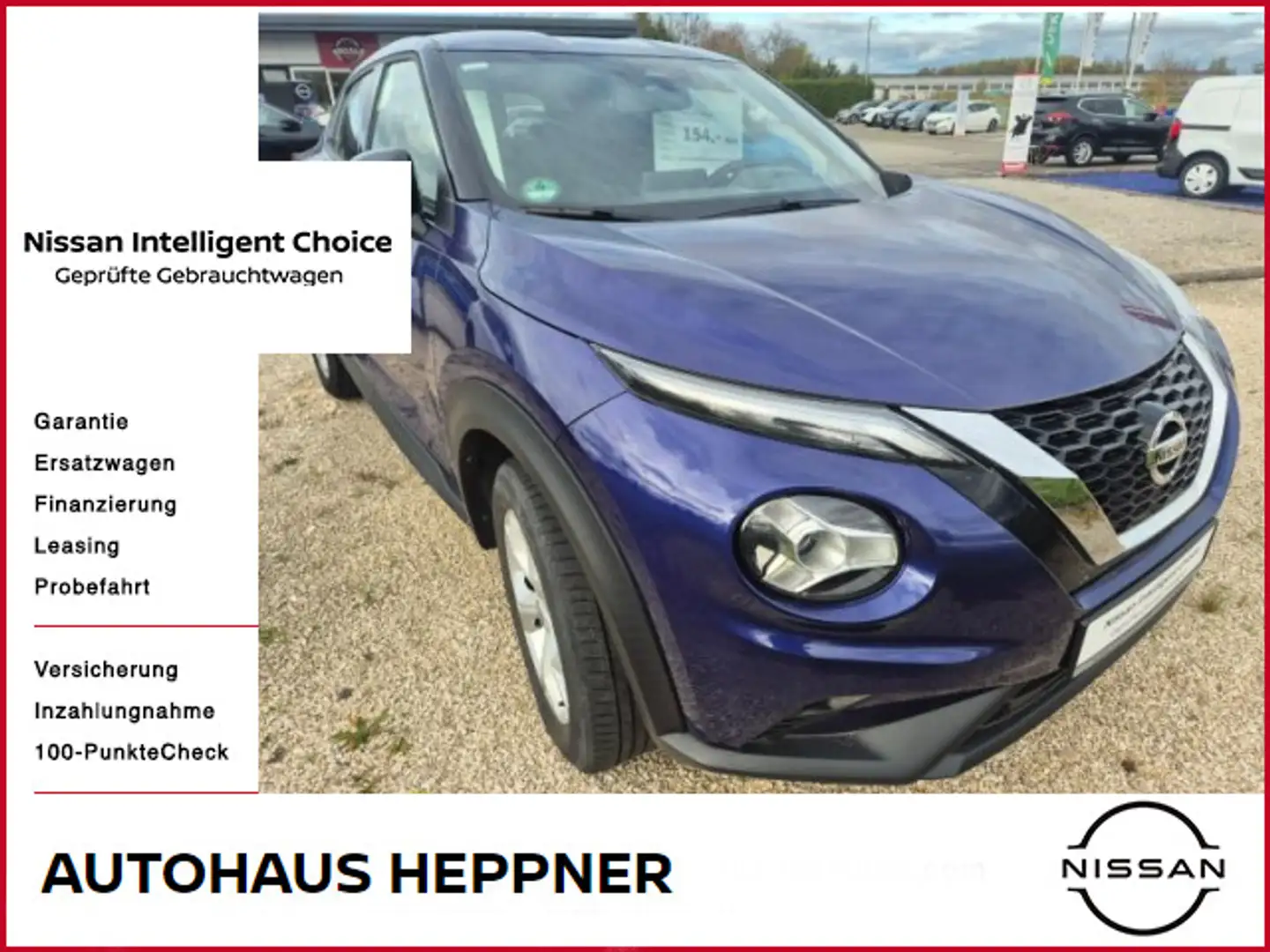 Nissan Juke Acenta AHK Navi Sitzh. Klimaautomatik LED Bleu - 1