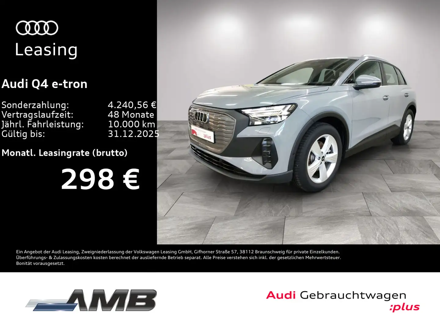 Audi Q4 e-tron 35 AHK/Matrix/HuD/Navi+/RFK/01.30Garan Grijs - 1