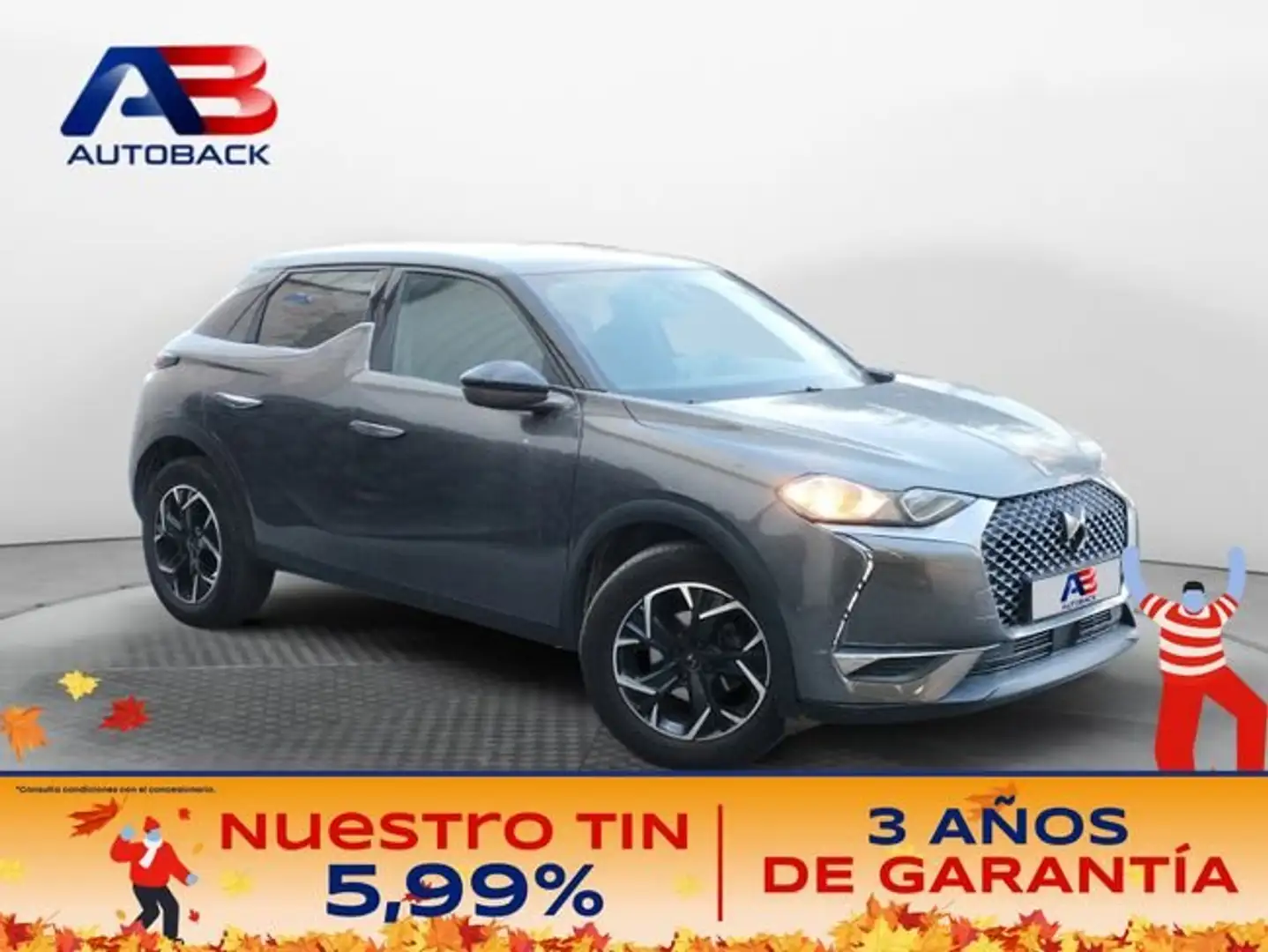 DS Automobiles DS 3 BlueHDi 81 kW Manual SO CHIC Gris - 1