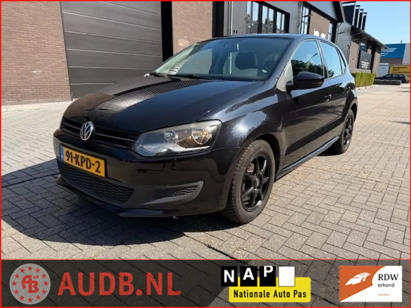 Volkswagen Polo 1.2 TSI Comfortline | 5 DEURS| AIRCO|SPORT VLG.|NA Noir - 1