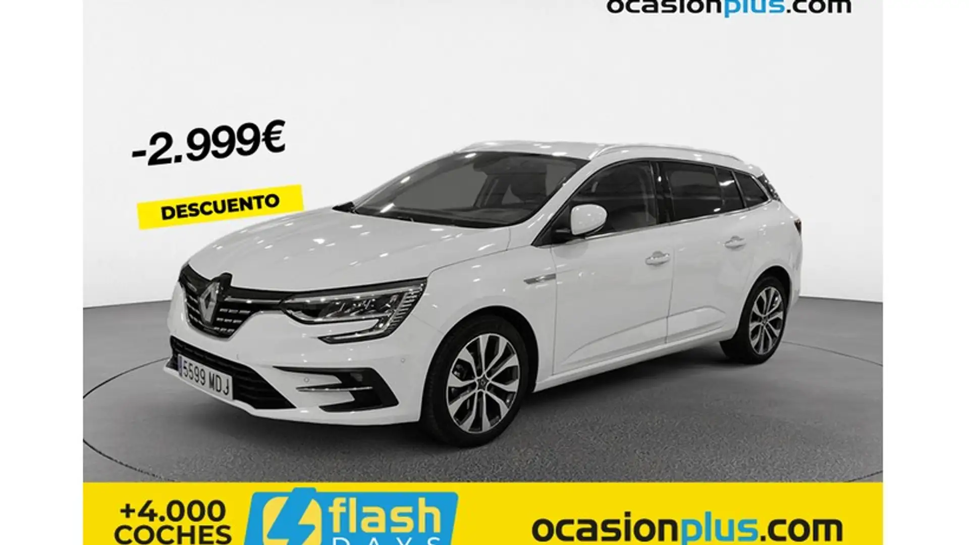Renault Megane S.T. 1.3 TCe GPF Techno EDC 103kW Blanco - 1