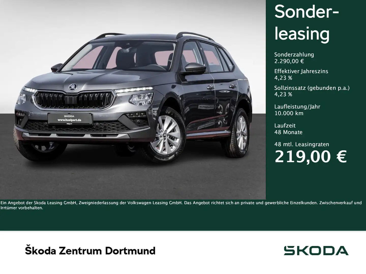 Skoda Kamiq 1.0TSI Selection PDC SHZ SMARTLINK RFK Grau - 1