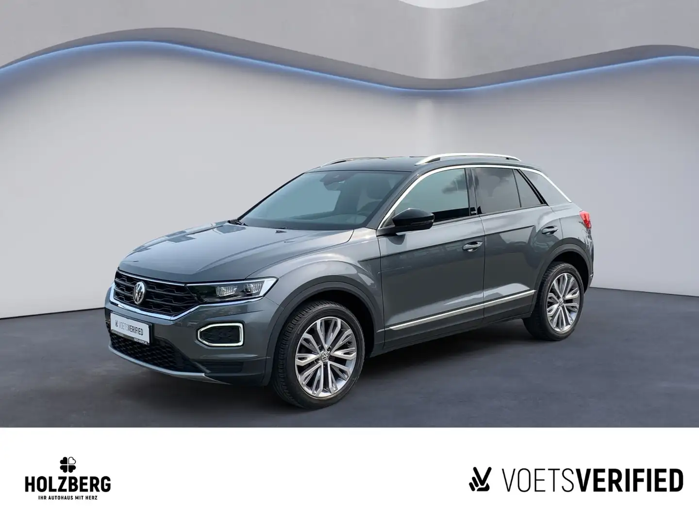 Volkswagen T-Roc 1.5 TSI United LED+ACC+RFK Grau - 1