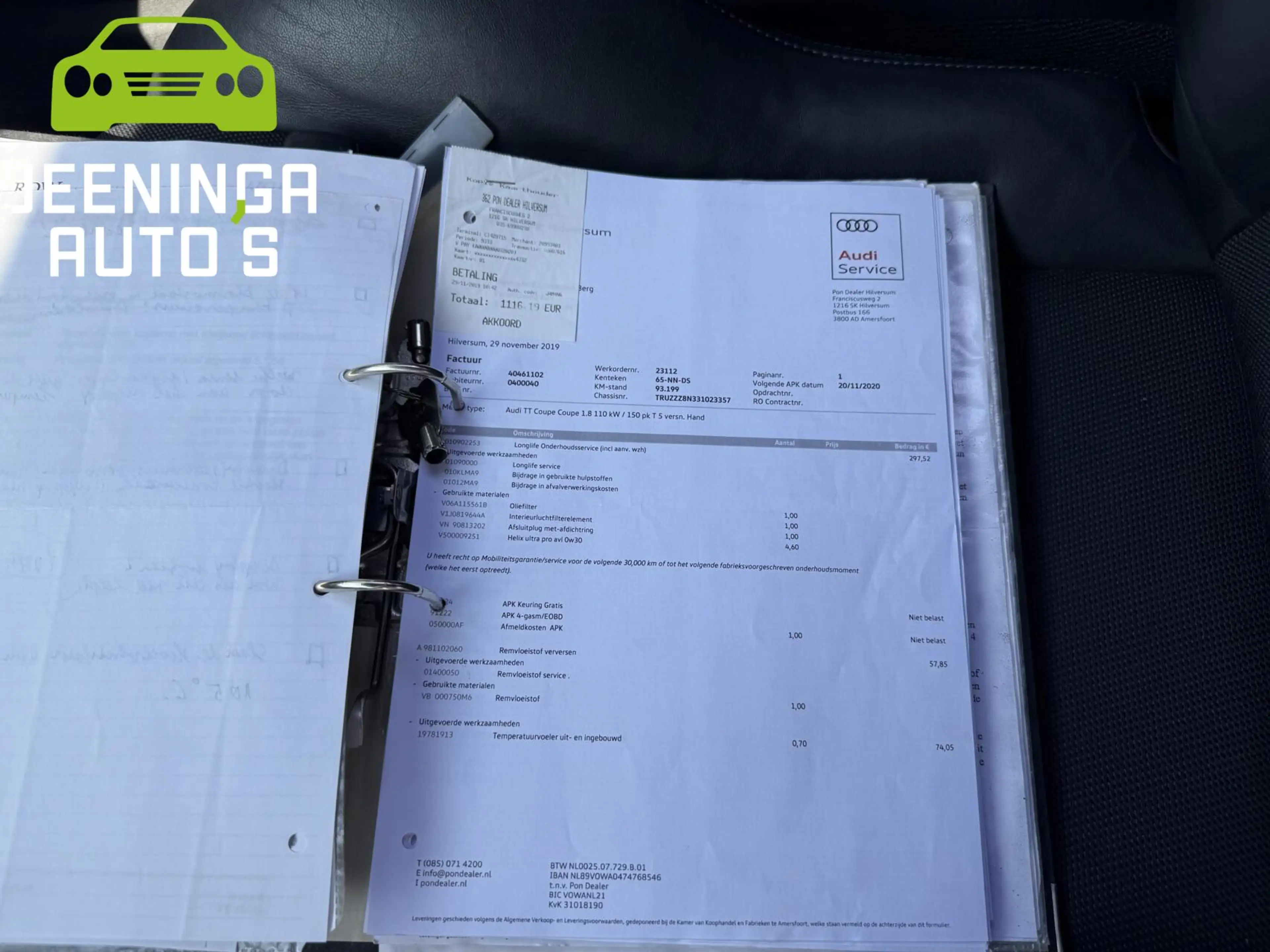 Audi TT 1.8 5V Turbo|Volledige historie|NAP|Lemans|S-line — photo 28