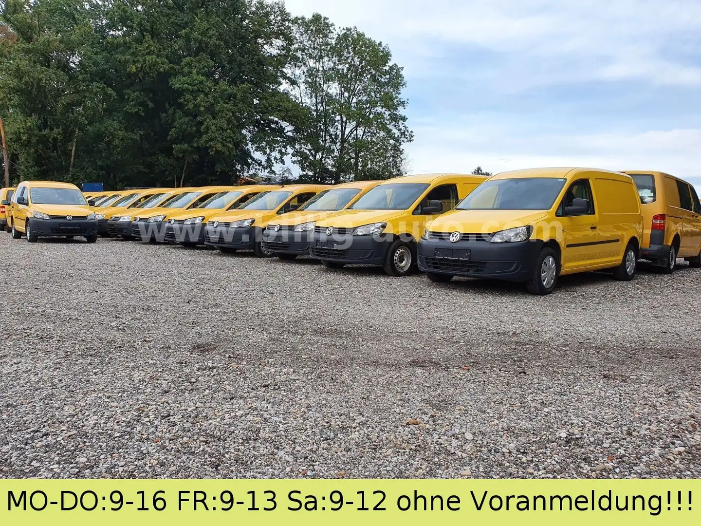 Volkswagen Caddy 2.0 TDI* EURO5*1.Hand*S-heft*2xSchiebetüre Gelb - 2