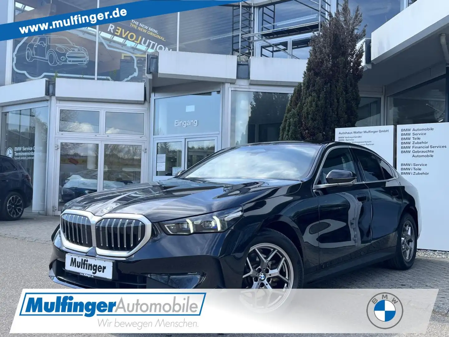BMW 520 d Standh.HUD SuView KomfSitz+Bel. KEIN Rent LED Noir - 1