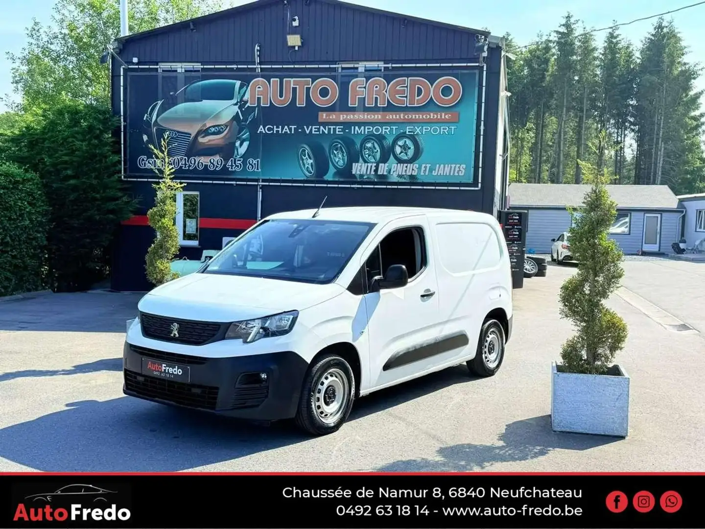 Peugeot Partner 1.5 BlueHDi  * 3 Places * Camera * tva */* Blanc - 1