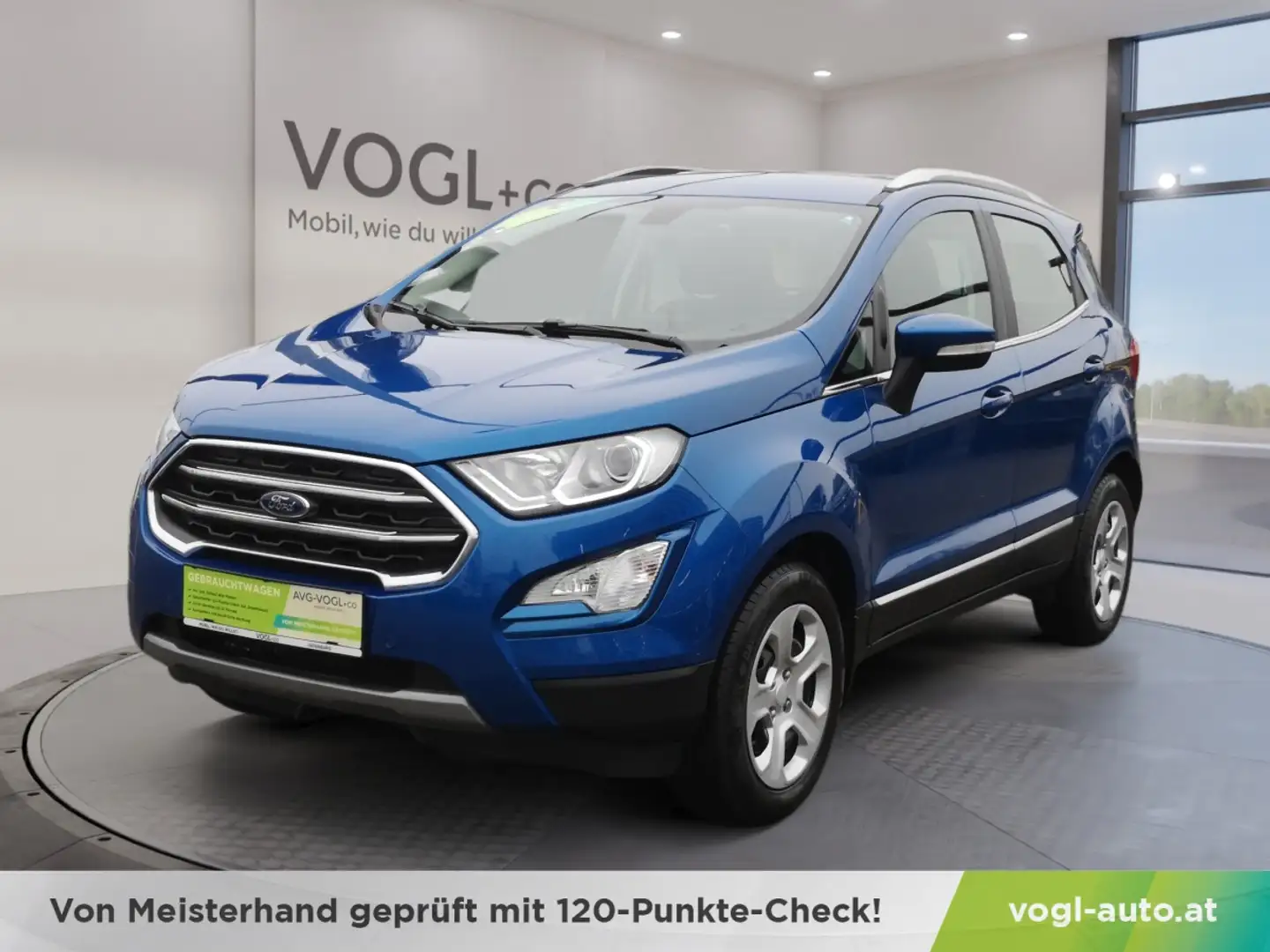Ford EcoSport Eco Boost Titanium 1,0 125 PS Benzin Blau - 1
