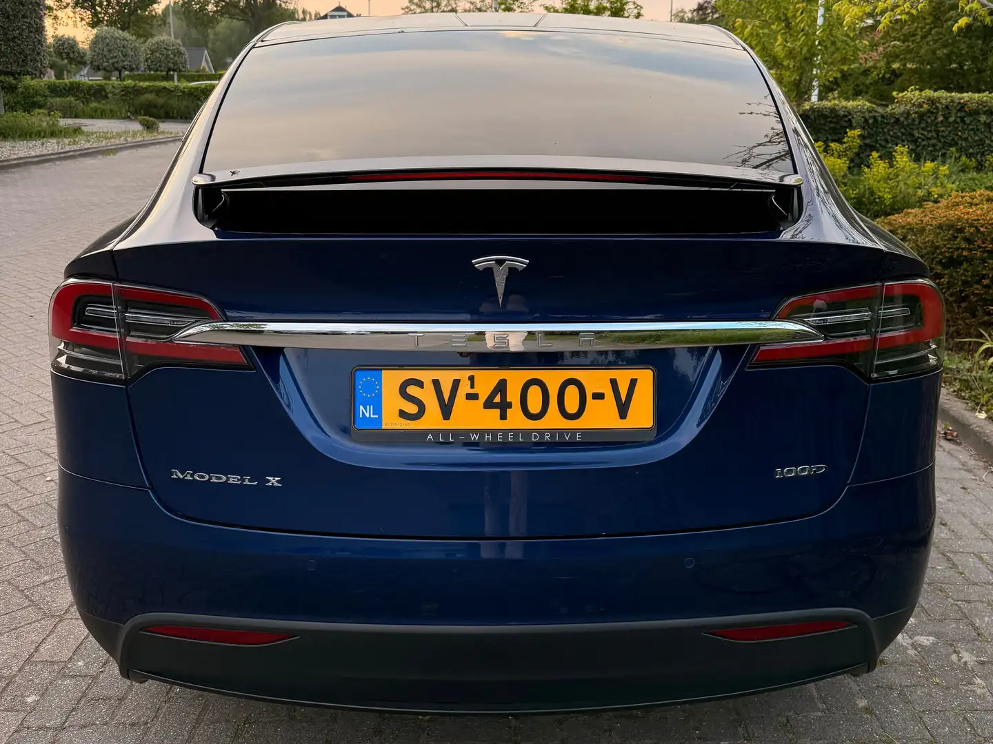 Tesla Model X Model X 100D 7p. Blauw - 2