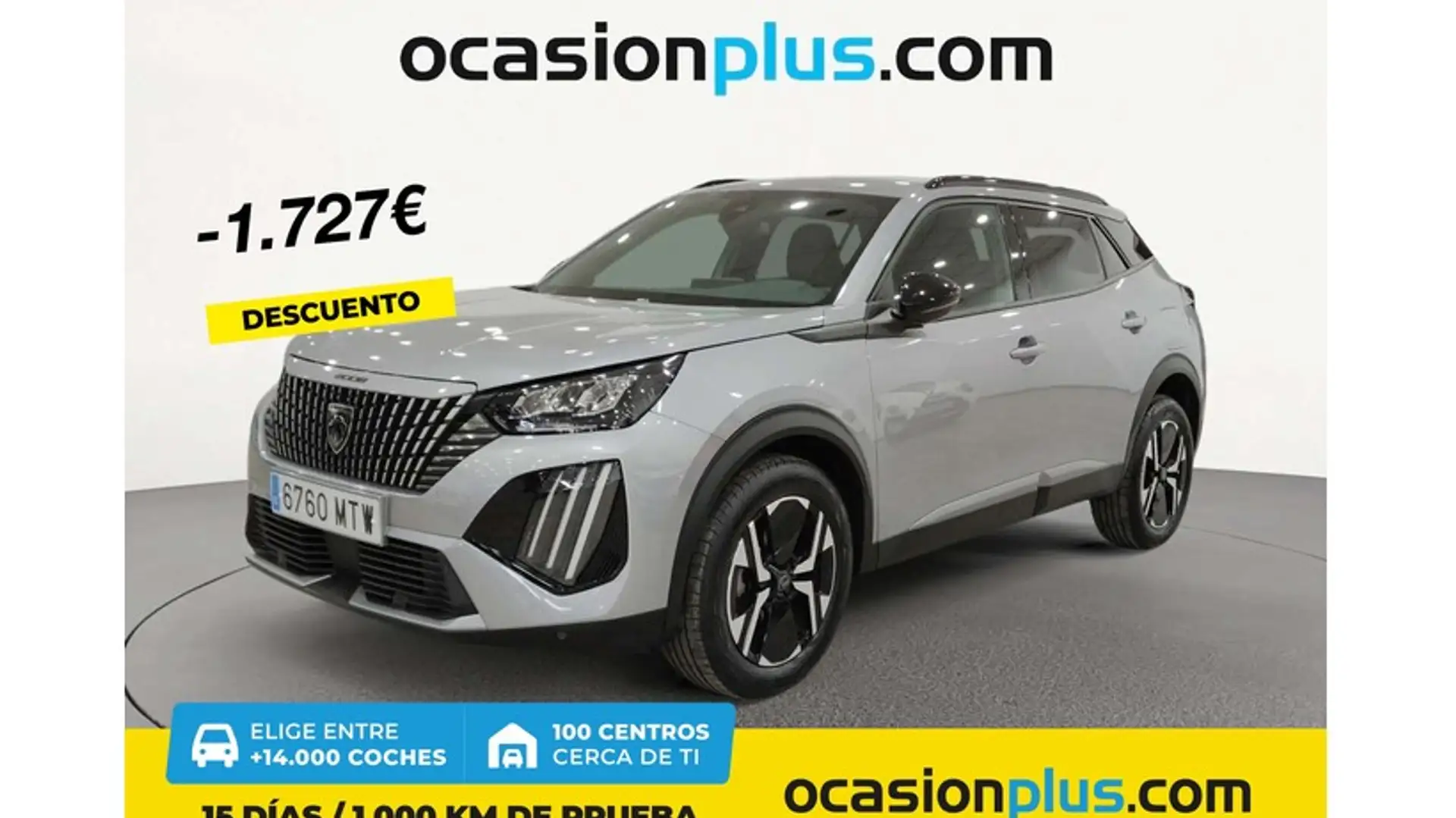 Peugeot 2008 1.2 PureTech S&S Allure 100 Gris - 1