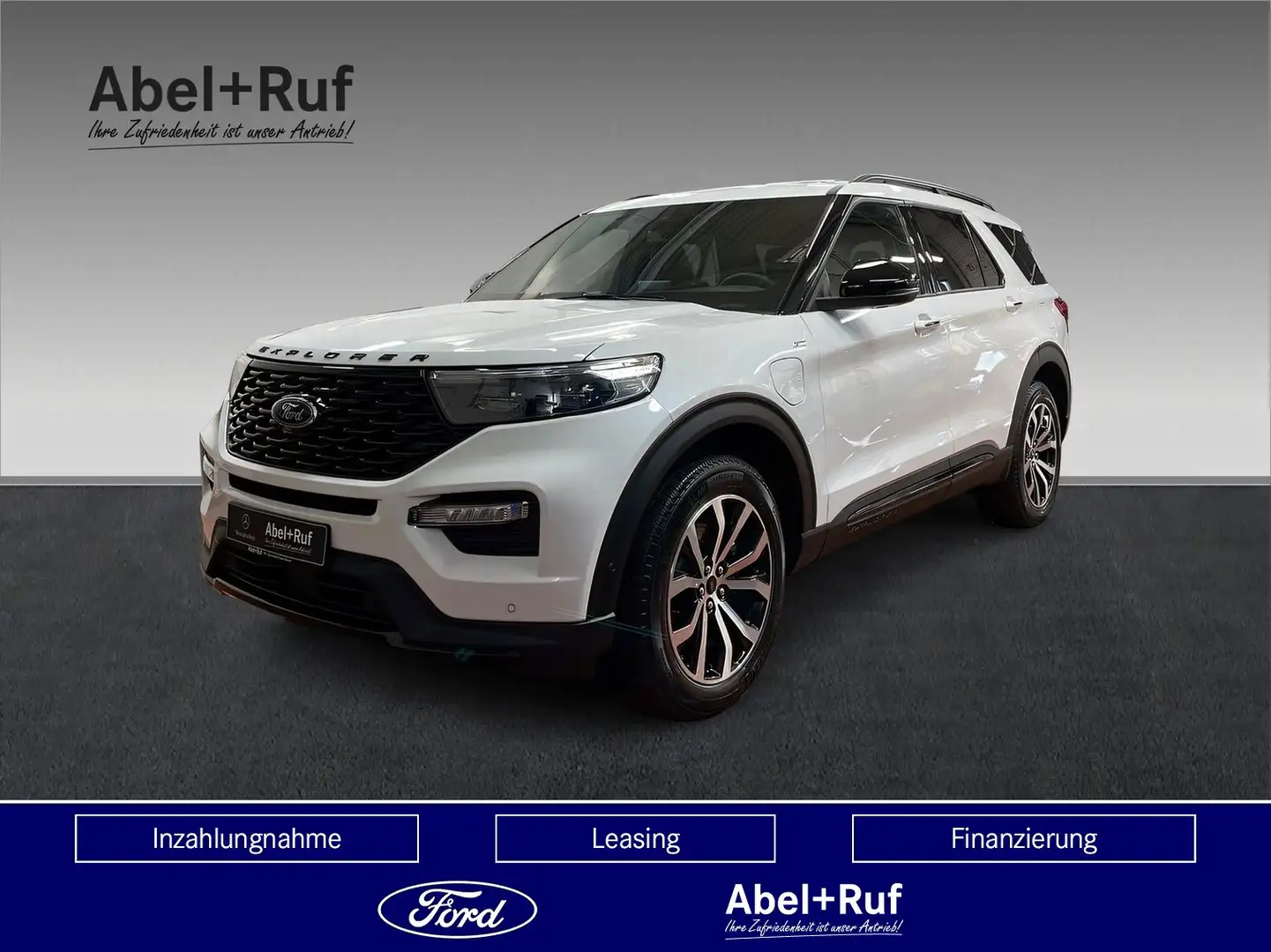 Ford Explorer 3.0 ST-Line Pano+Memory+B&B-Sound+Totw. Weiß - 1