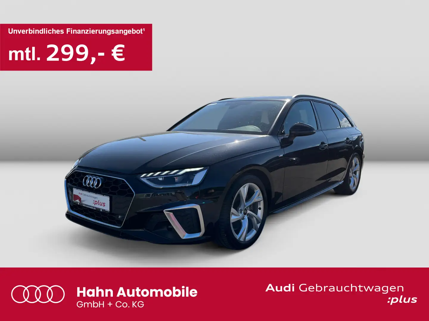 Audi A4 35TFSI S-Line S-Trc Virtual AHK CAM Schwarz - 1