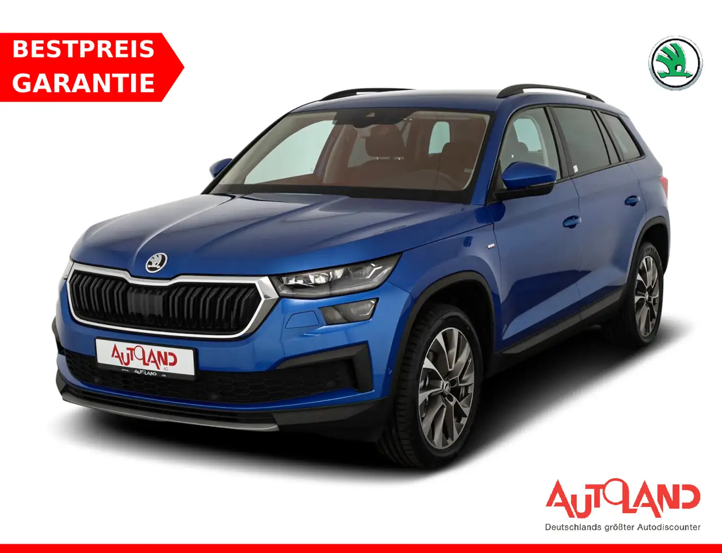 Skoda Kodiaq 2.0 L&K 4x4 LED Navi Standheizung AHK Bleu - 1