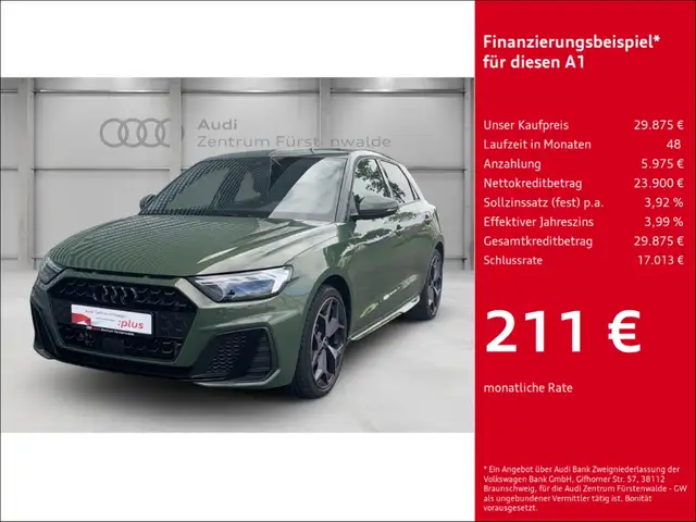 Audi A1 Sportback 35 TFSI S tronic S line  3,49% Digitales
