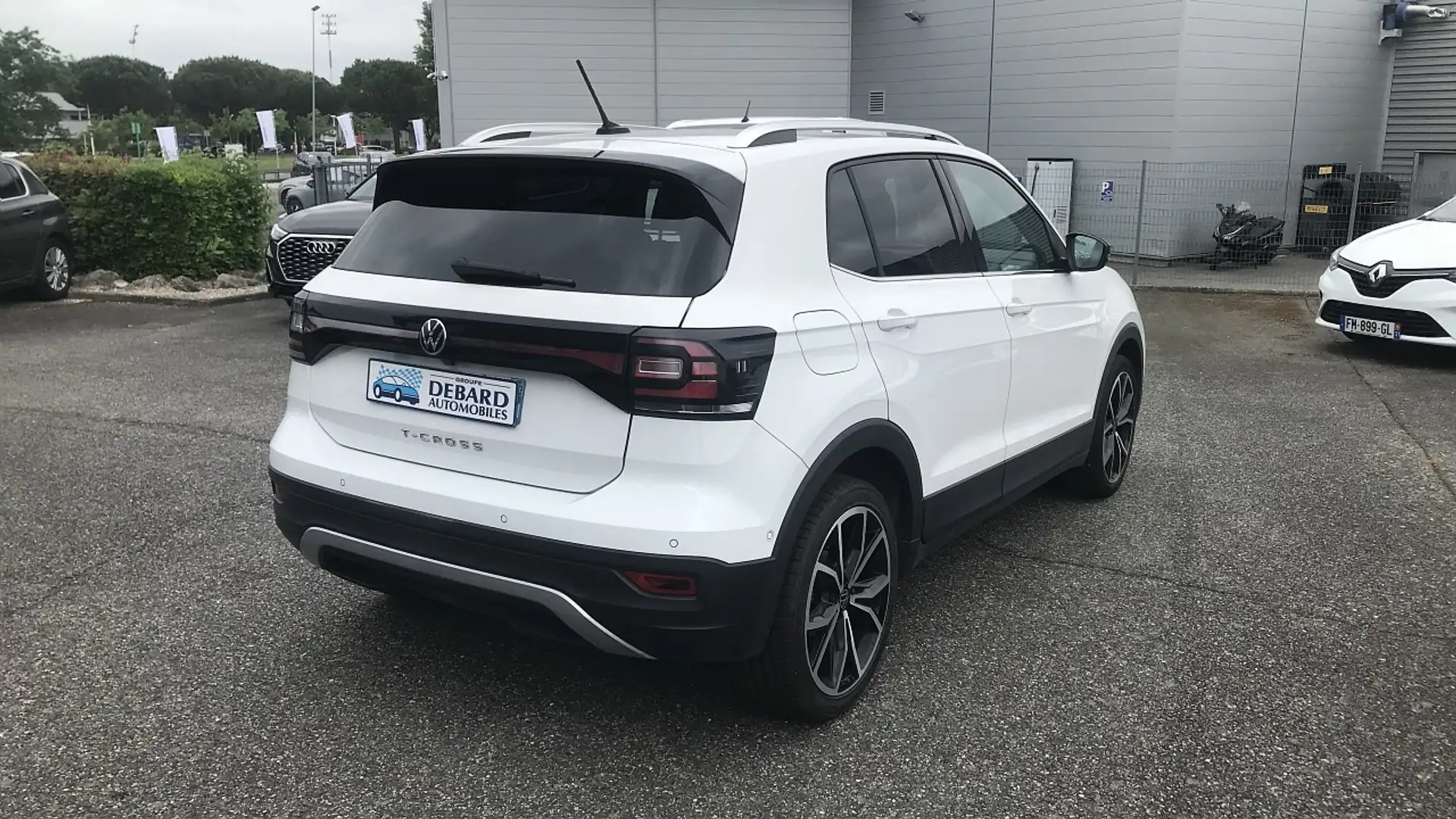 Volkswagen T-Cross 1.0 TSI 110CH CARAT DSG7 Blanc - 2
