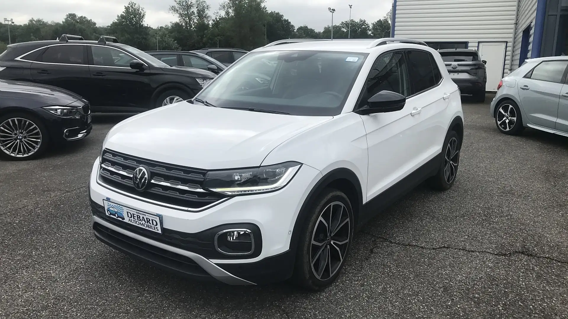 Volkswagen T-Cross 1.0 TSI 110CH CARAT DSG7 Blanc - 1