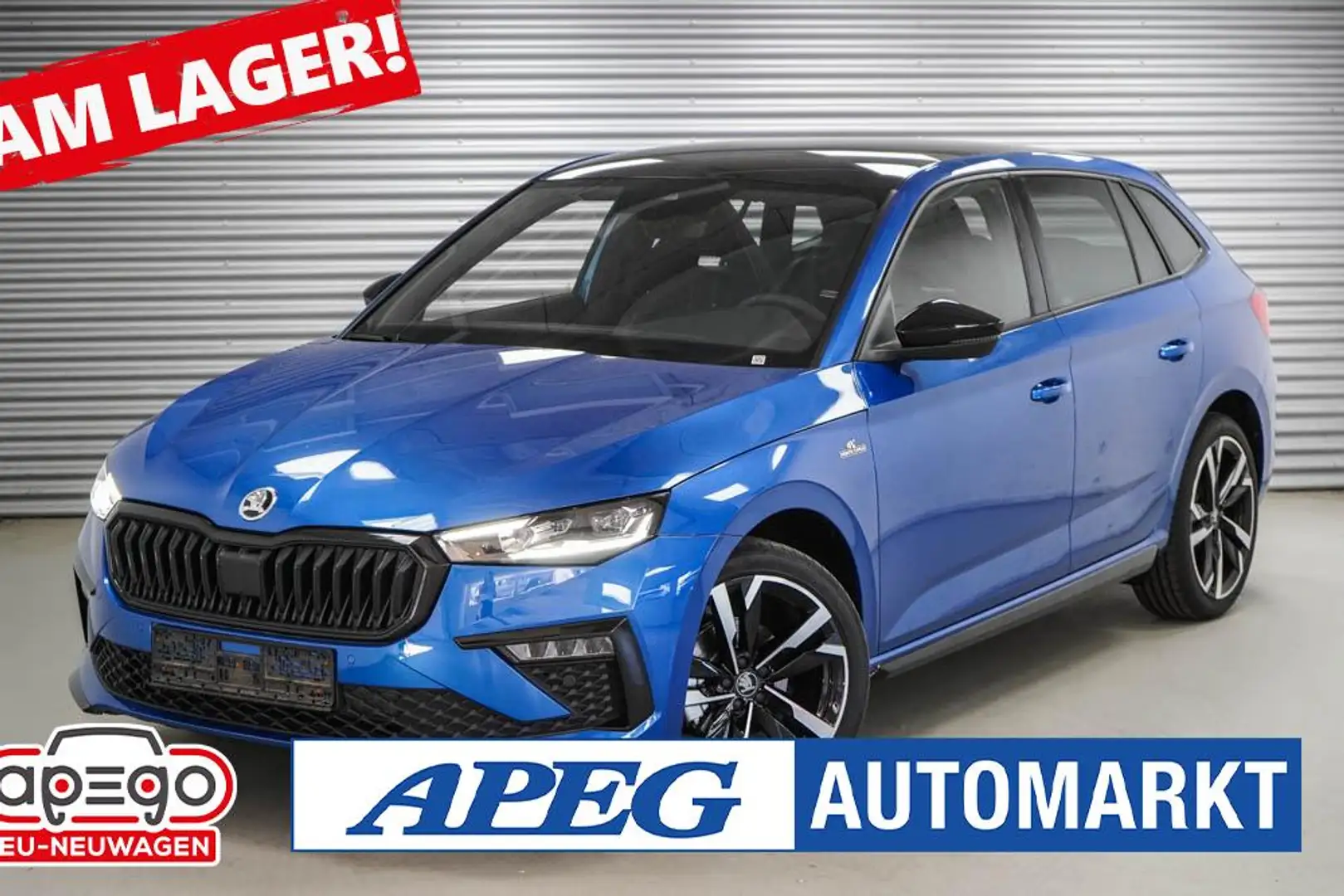 Skoda Scala 1,0 TSI DSG Monte Carlo Blauw - 1