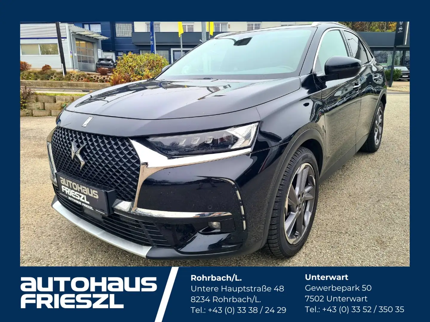 DS Automobiles DS 7 Crossback DS 7 HDi 130 EAT8 OPERA, AHK, Panorama Schwarz - 1