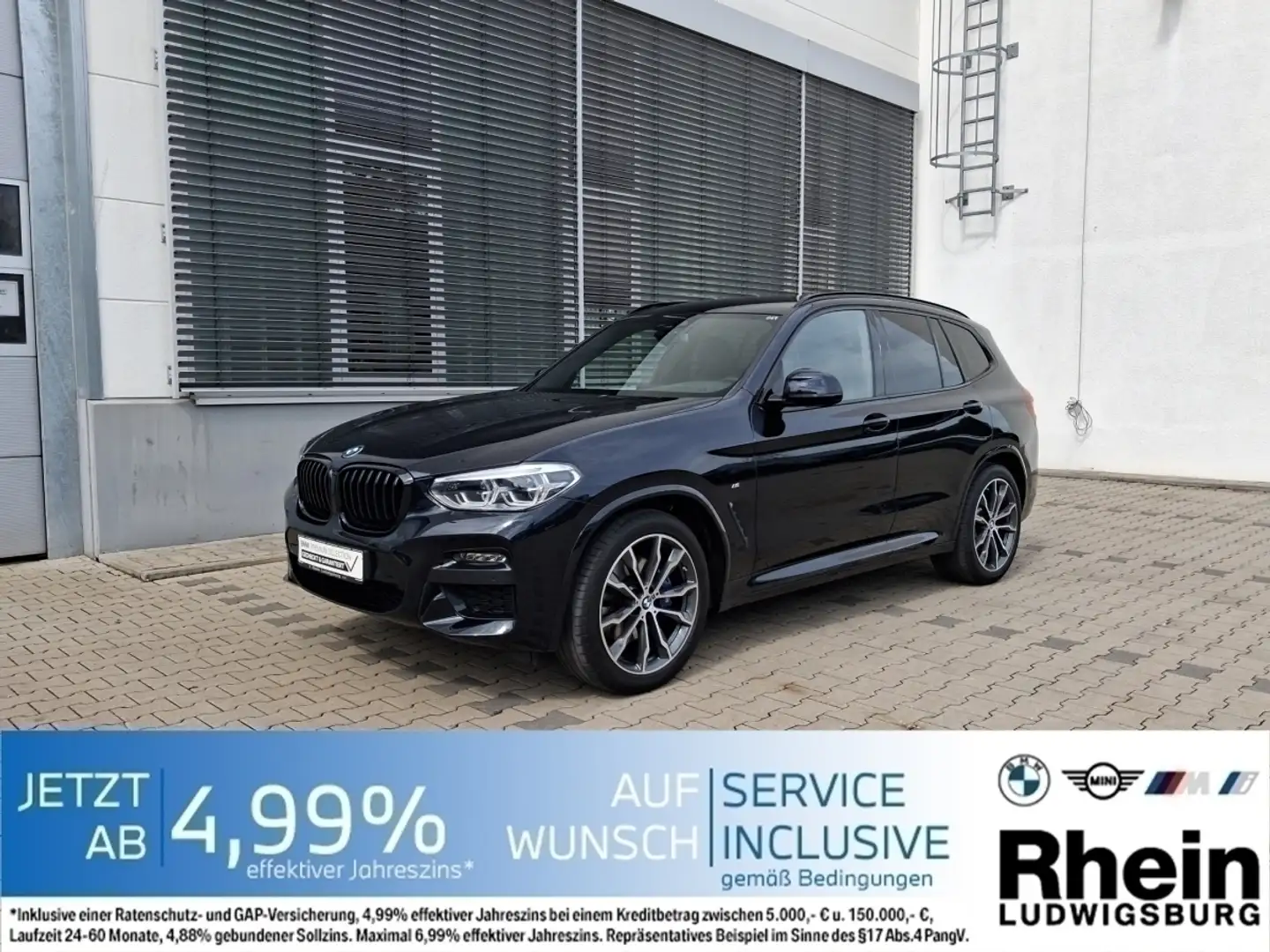 BMW X3 xDr20dA M Sport Navi adaptLED HiFi AHK Nero - 1