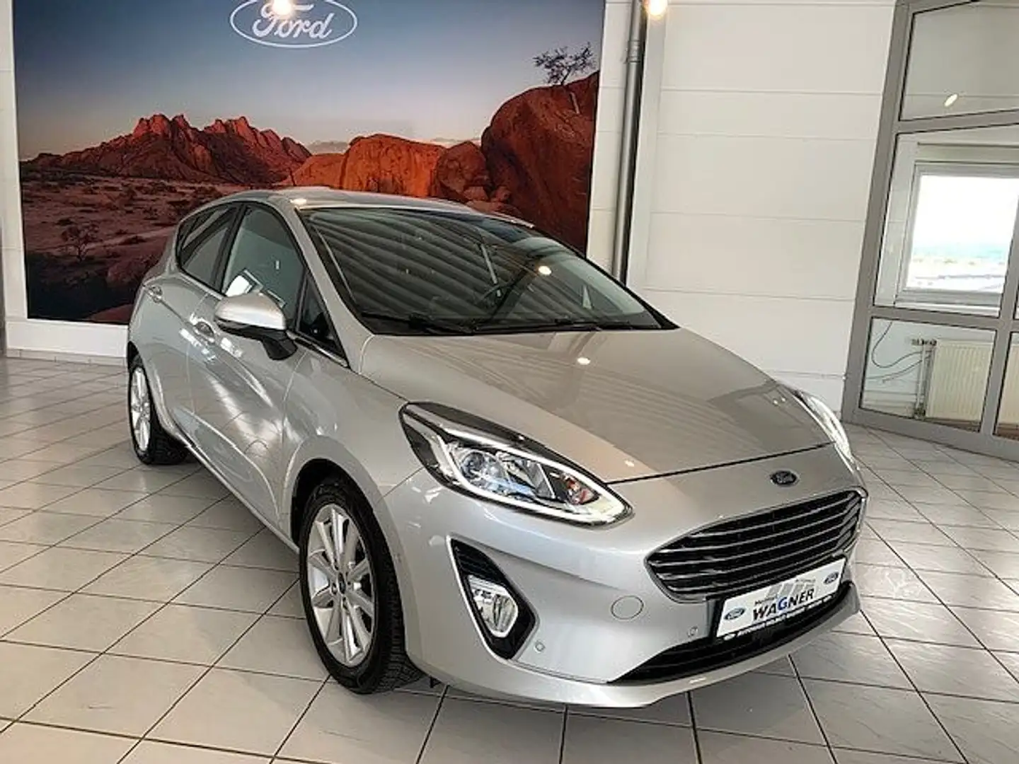 Ford Fiesta 5-Türer 1.0 EcoBoost TITANIUM NAVI/KAMERA Zilver - 1