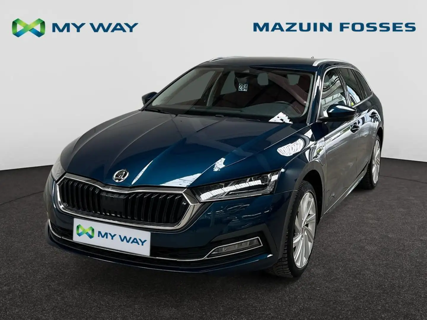 Skoda Octavia Octavia Combi Style 1,4 TSI iV 150 kW 6-speed automat. Blauw - 1